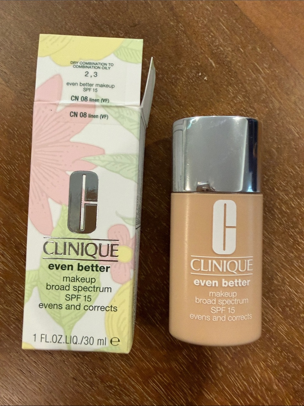 Clinique Even Better Makeup SPF 15 - Linen CN 08 (Beige Tone)